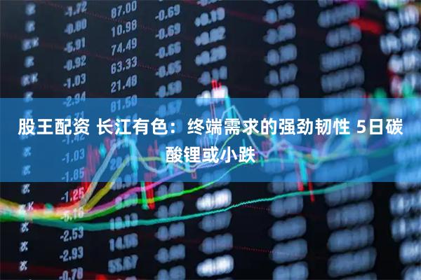 股王配资 长江有色：终端需求的强劲韧性 5日碳酸锂或小跌